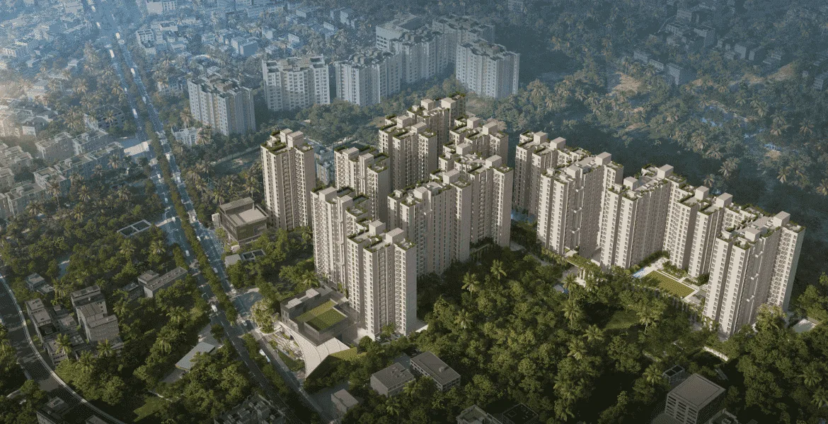 apartments designed dynamically to ensure more light and air-flow