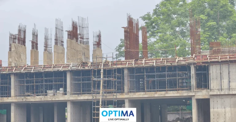optima srijan construction status august 2026