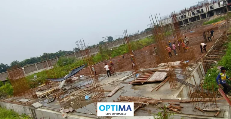 optima kolkata construction status october 2026