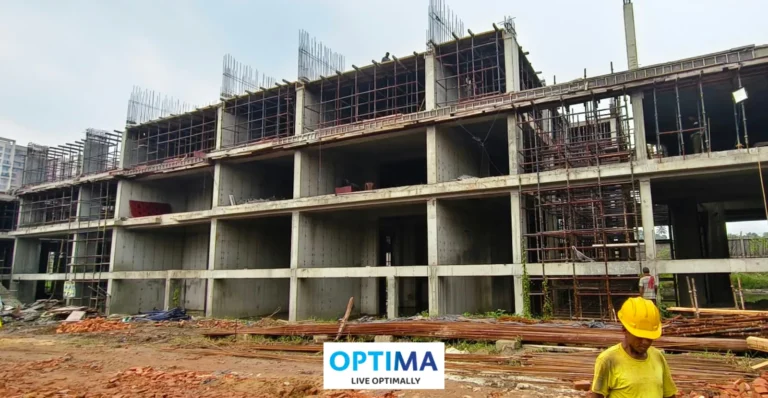 srijan optima rajarhat construction status october 2026